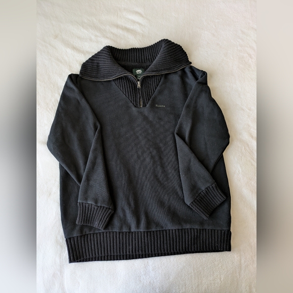Roots Sweaters - Roots Quarter Zip Pullover Sweater